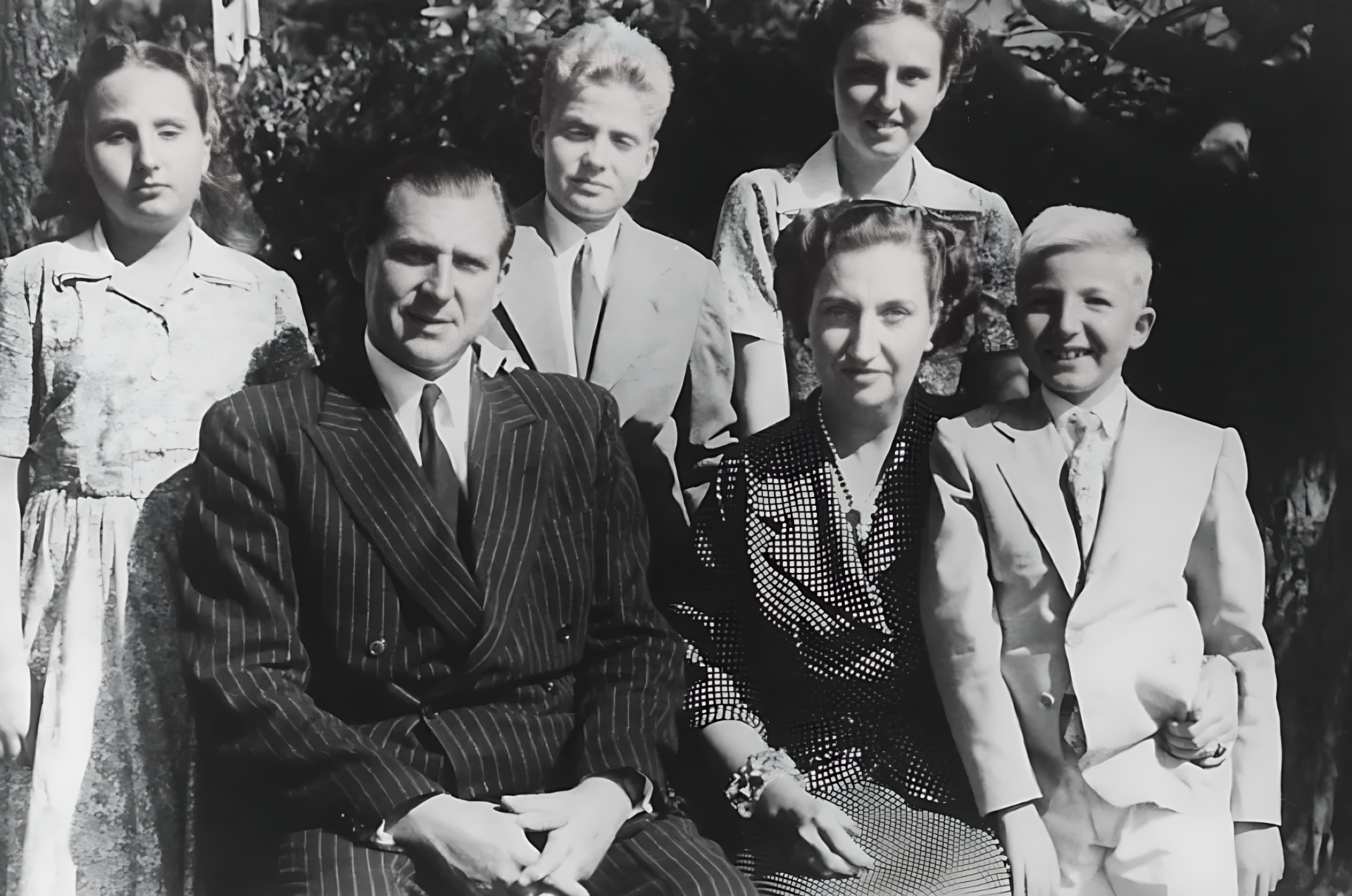 La familia Borbón completa
