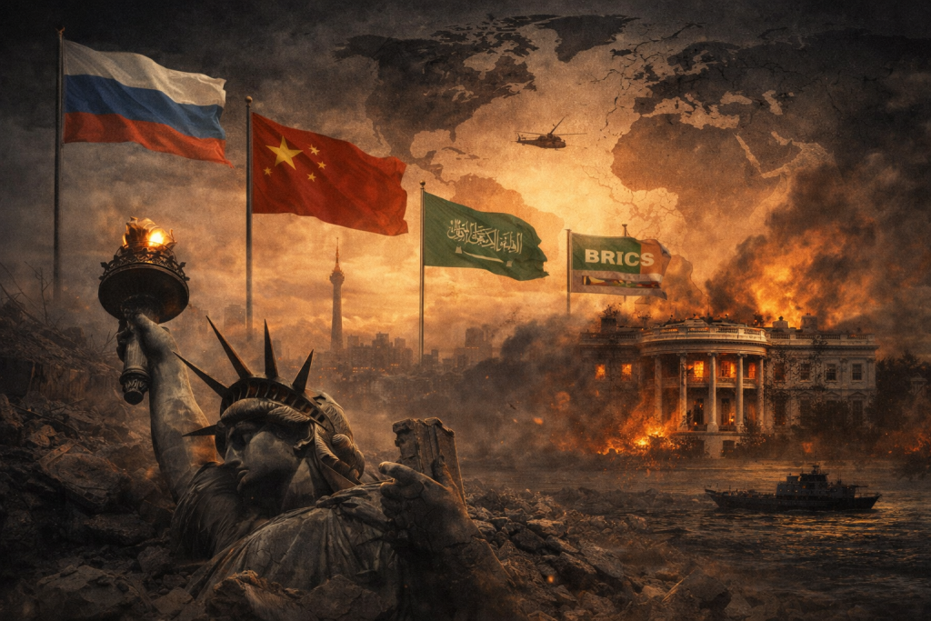 Distopía global: EE.UU. en ruinas, BRICS asciende.