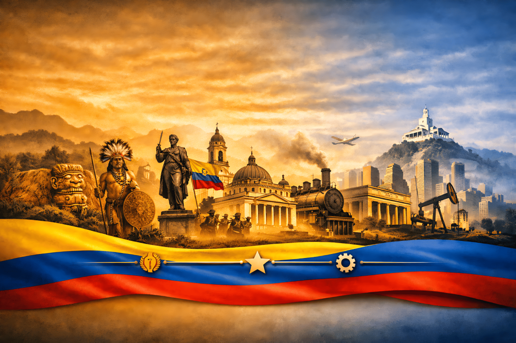 Historia, cultura e industria de Colombia bajo su bandera.
