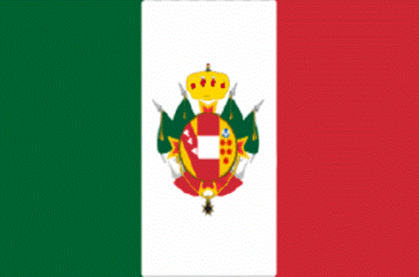 Bandera del Gran Ducado de Toscana, 1848-1849