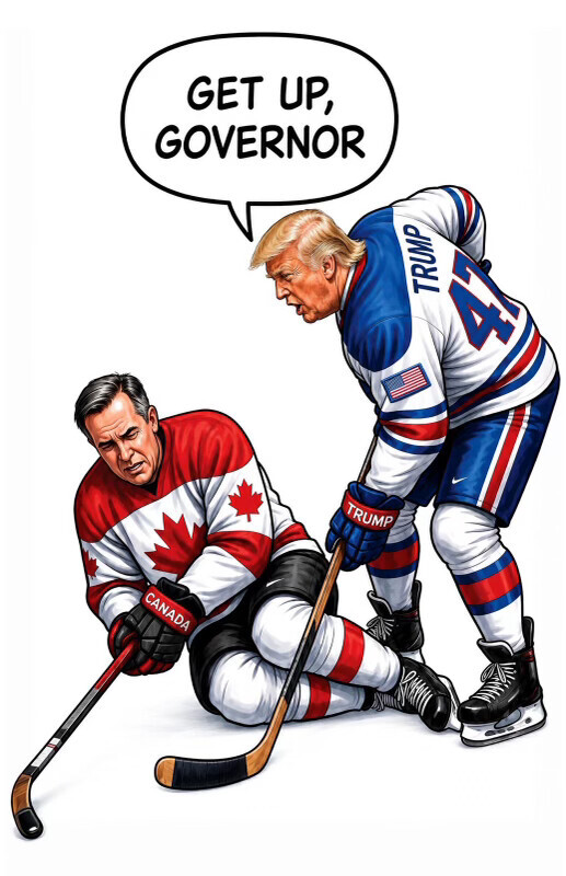 Meme sobre Mark Carney y Trump