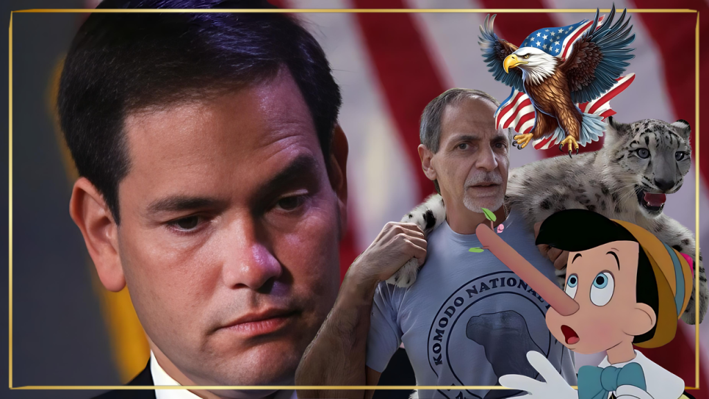 Marco Rubio, Pinocho, águila americana, leopardo de las nieves, política
